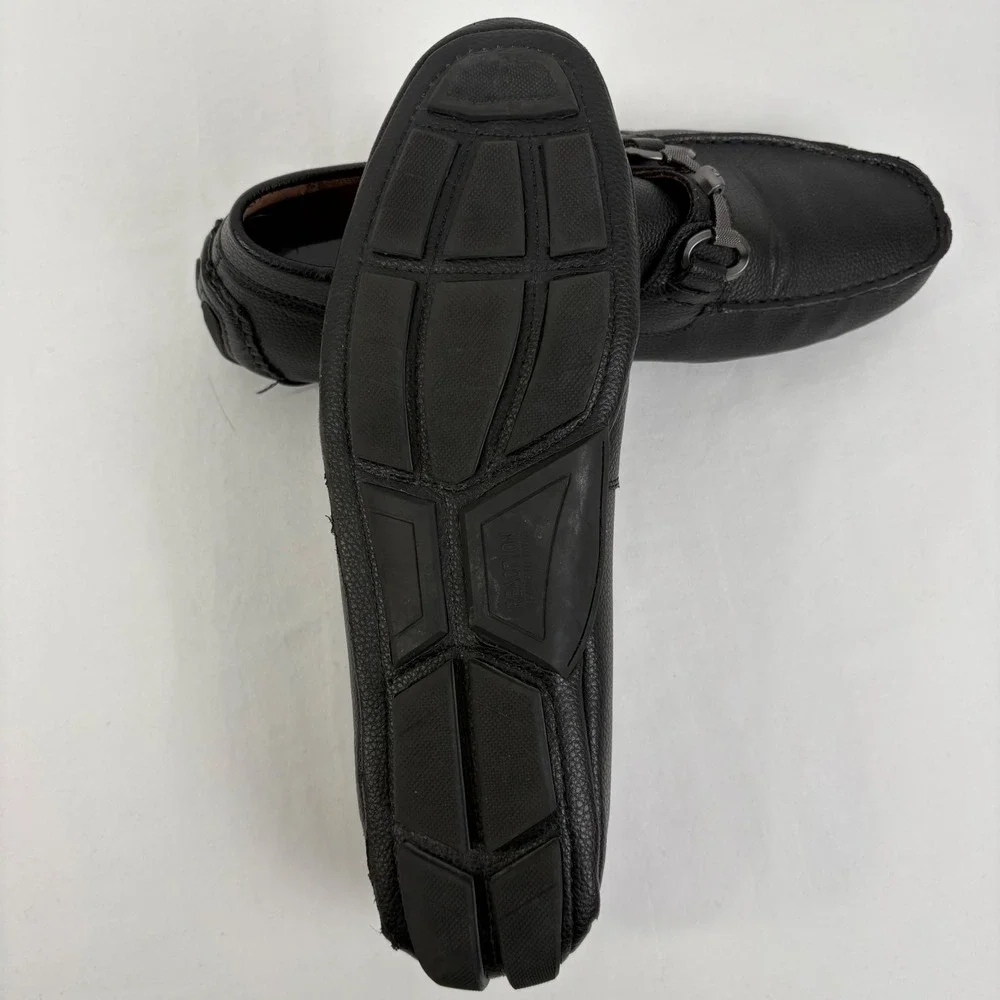 Kenneth Cole Dawson Bit Driver‎ Mens Black Slip On Loafers Shoes Size 10M